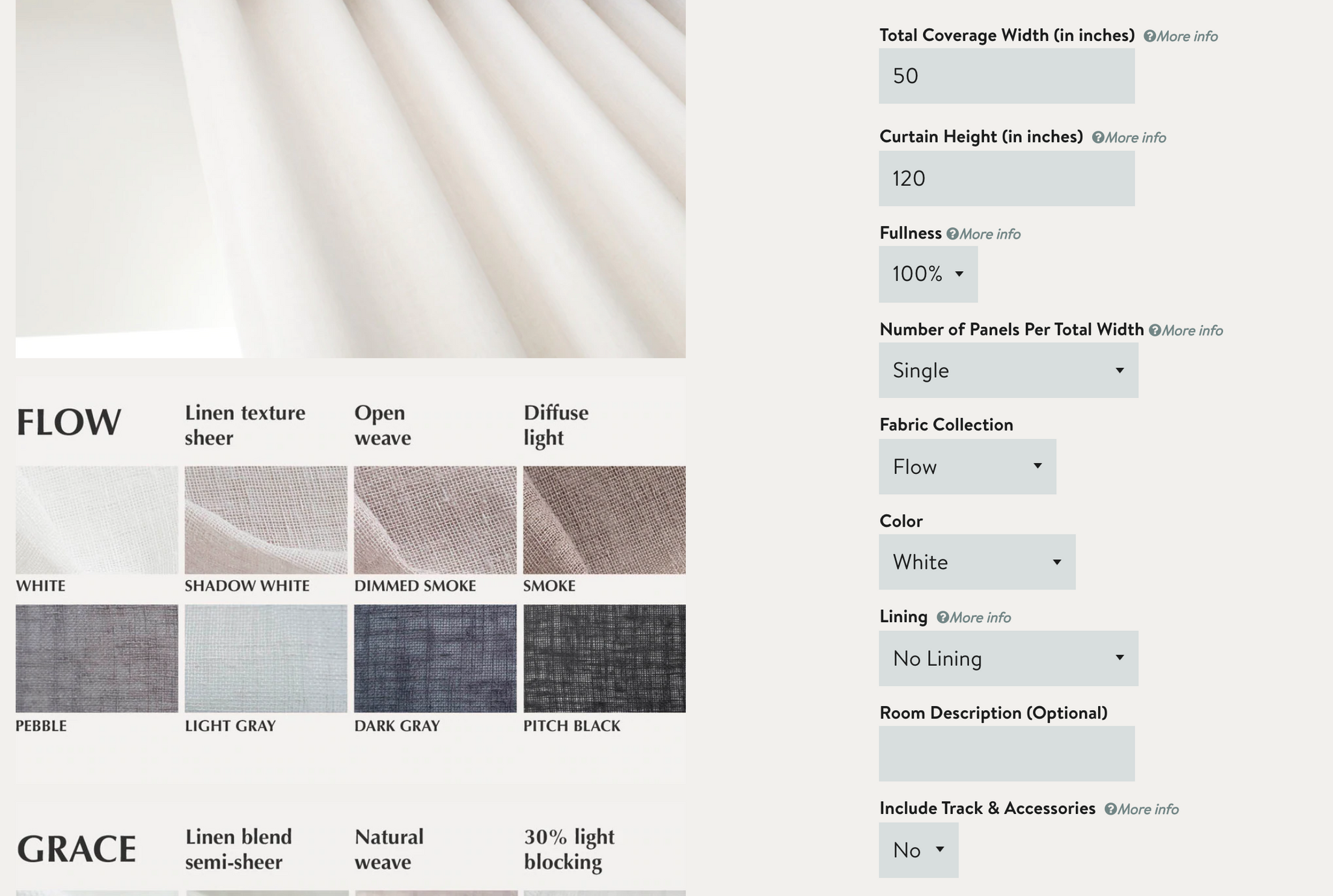 Curtain Guide on custom made curtains & drapery, loft curtains – Loft ...