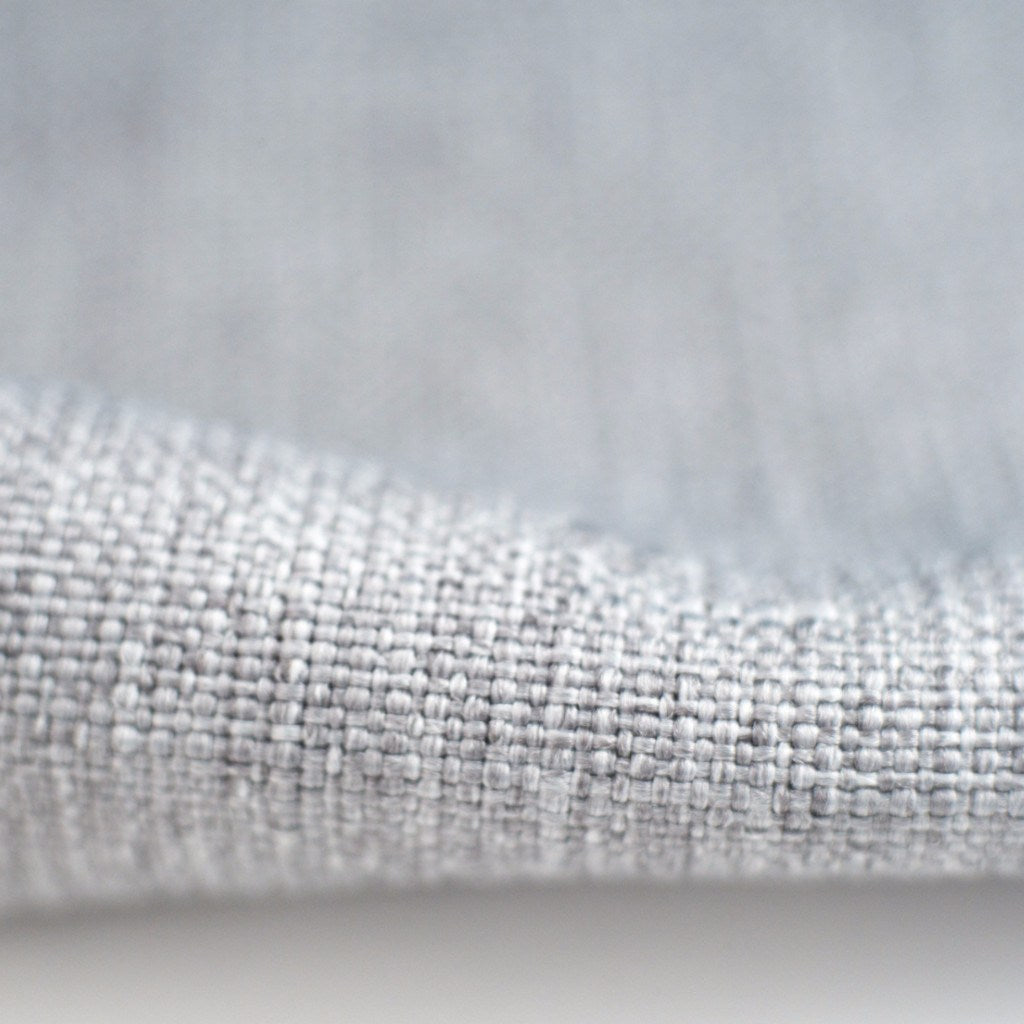 CANVAS - Cotton blend cross weave curtains - Crisp Gray -extra long curtains - drapery - Loft Curtains