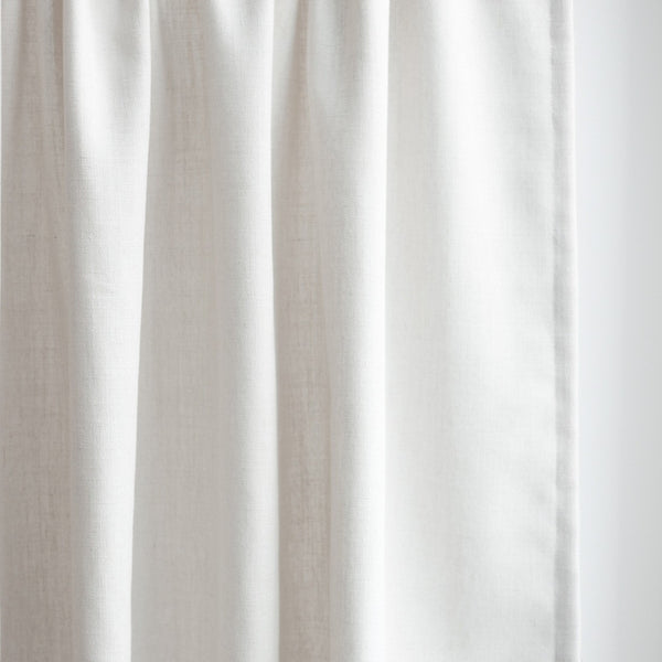 GRACE - Linen blend textured curtains - Off-White -extra long curtains - drapery - Loft Curtains