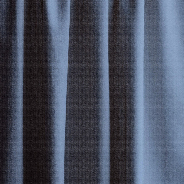 MOOD - Textured blackout medium weight curtains - Denim -extra long curtains - drapery - Loft Curtains