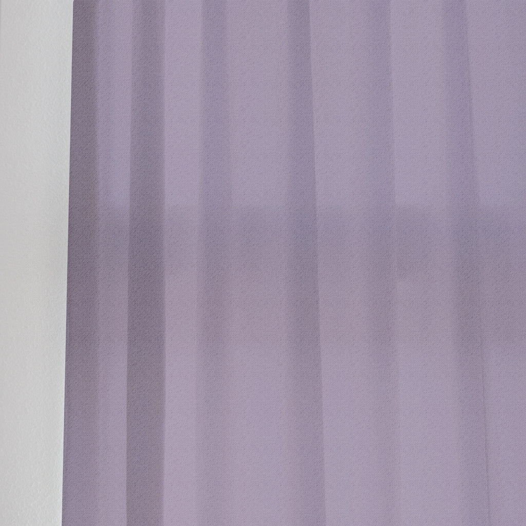 VELVET - Nylon blend dense pile sheer - Lavender -extra long curtains - drapery - Loft Curtains
