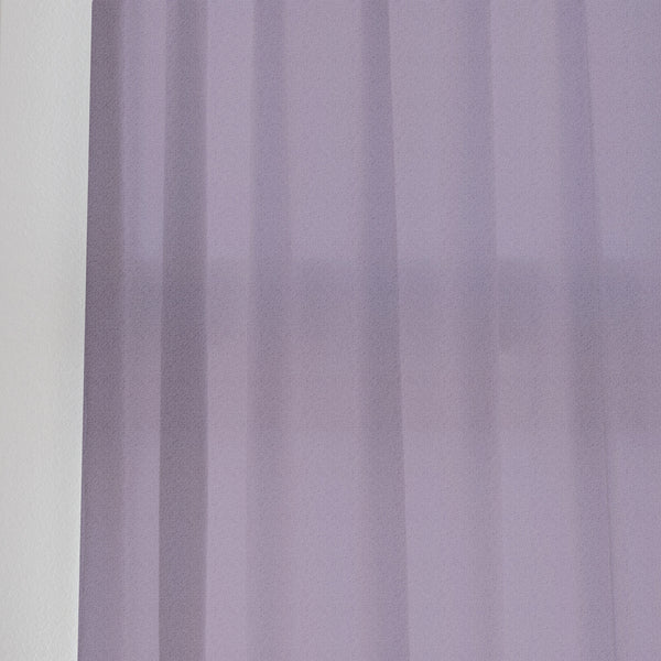 VELVET - Nylon blend dense pile sheer - Lavender -extra long curtains - drapery - Loft Curtains