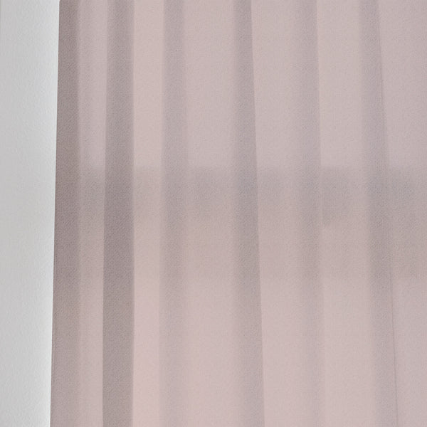 VELVET - Nylon blend dense pile sheer - Soft Peach -extra long curtains - drapery - Loft Curtains