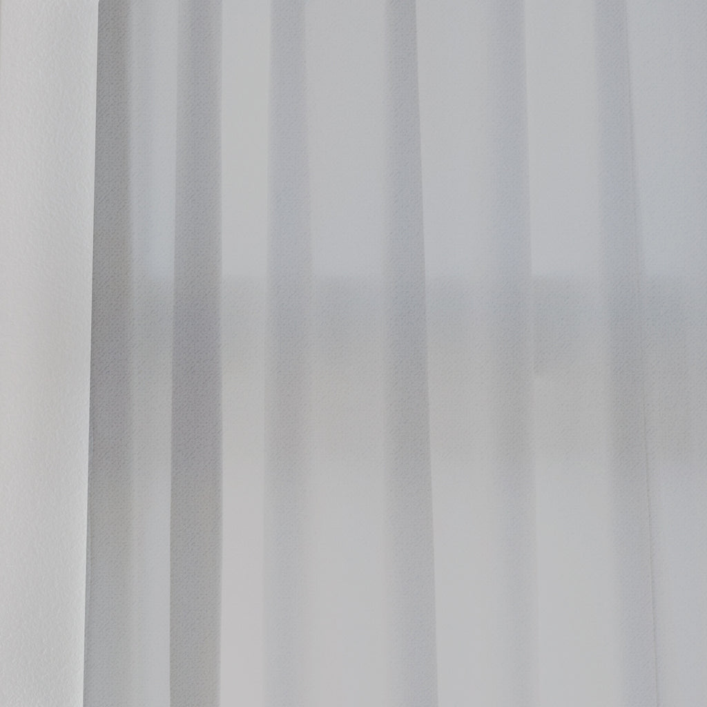 VELVET - Nylon blend dense pile sheer - Stone -extra long curtains - drapery - Loft Curtains