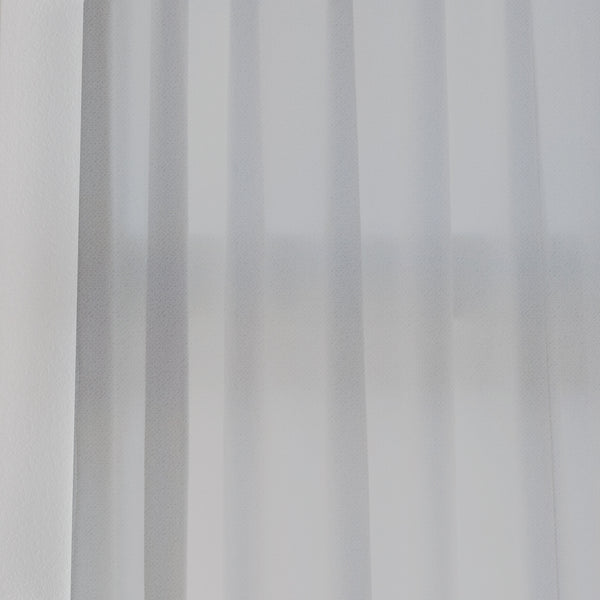 VELVET - Nylon blend dense pile sheer - Stone -extra long curtains - drapery - Loft Curtains