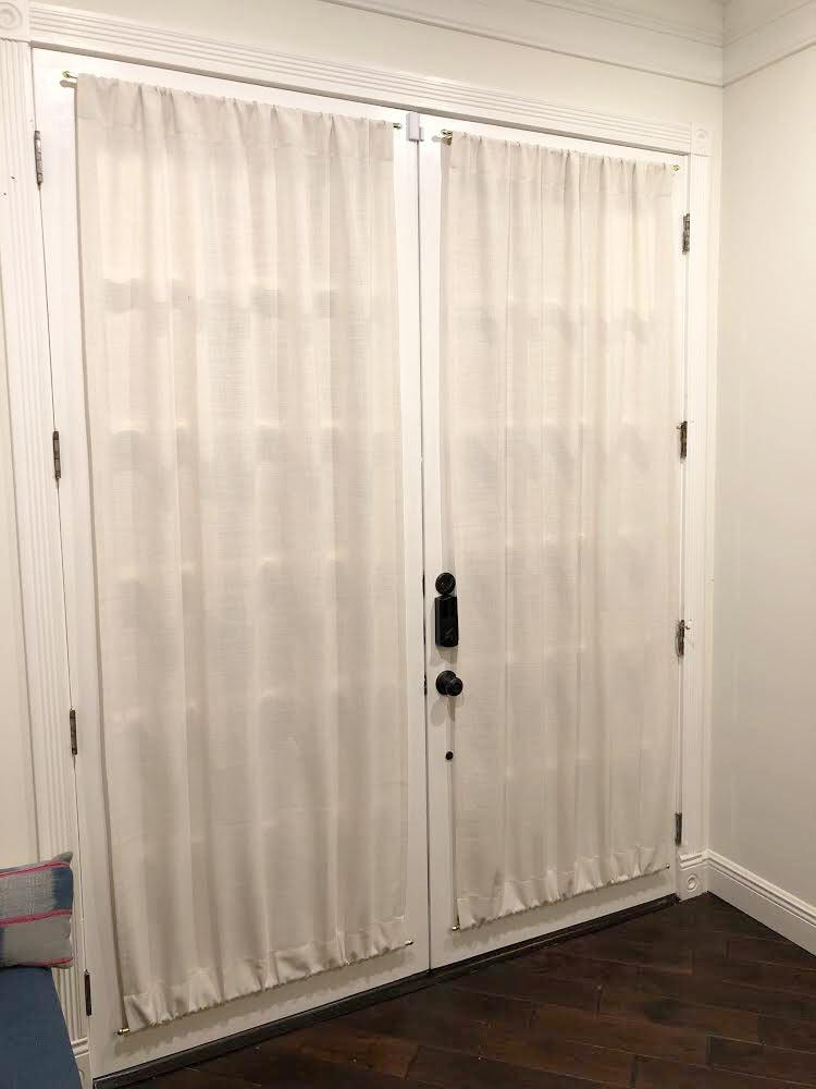 GRACE - Linen blend textured curtains - Soft White -extra long curtains - drapery - Loft Curtains