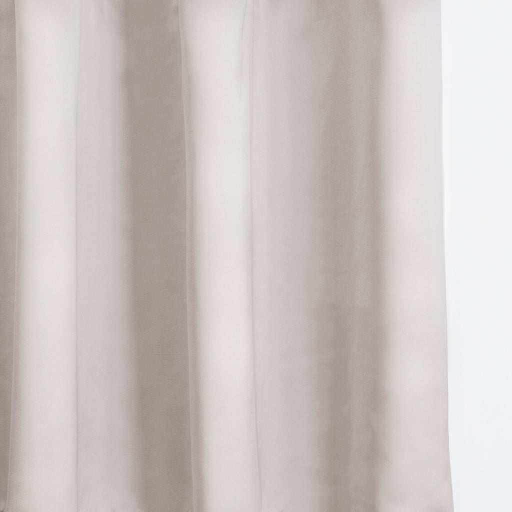 LUSTER - Satin semi sheer - Champagne -extra long curtains - drapery - Loft Curtains