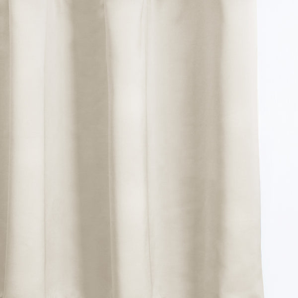 LUSTER - Satin semi sheer - Soft Sand -extra long curtains - drapery - Loft Curtains