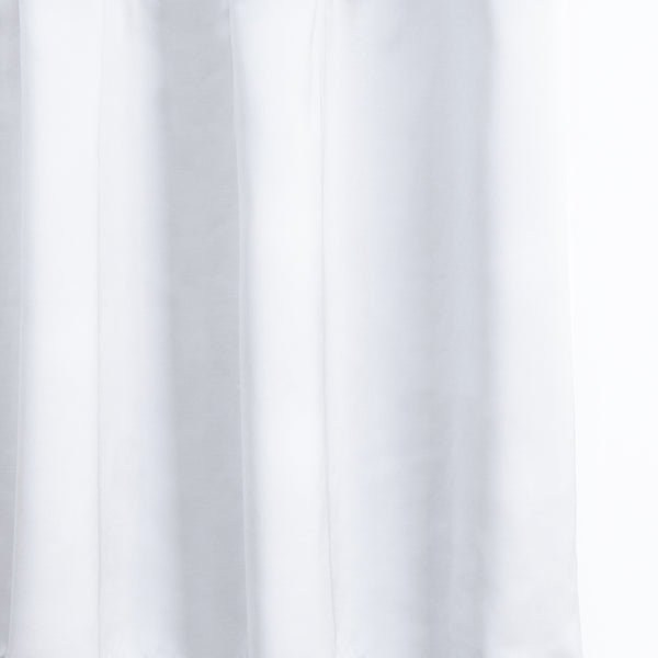 LUSTER - Satin semi sheer - White -extra long curtains - drapery - Loft Curtains